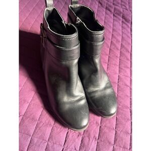 Women's Anne Klein iFlex Black Jeannie Boots Size 6